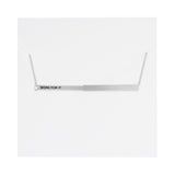Work for It Hidden Affirmation Message Necklace In Silver Finish by My Focus Jewelry