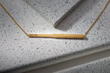 Let it Go Hidden Affirmation Message Necklace In Gold Finish by My Focus Jewelry
